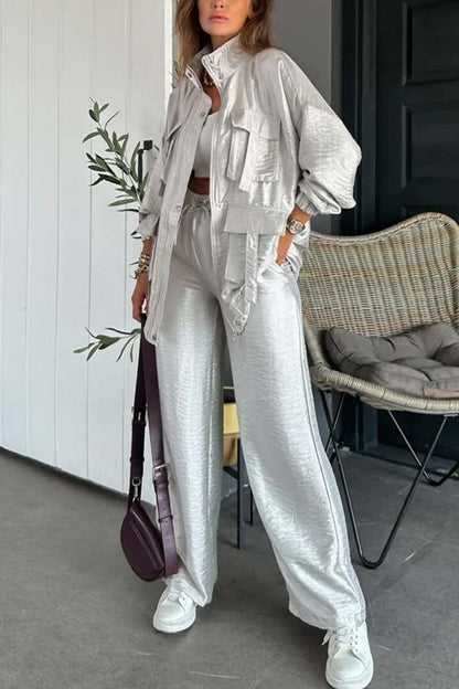 Violaine | Set giacca e pantaloni oversize alla moda