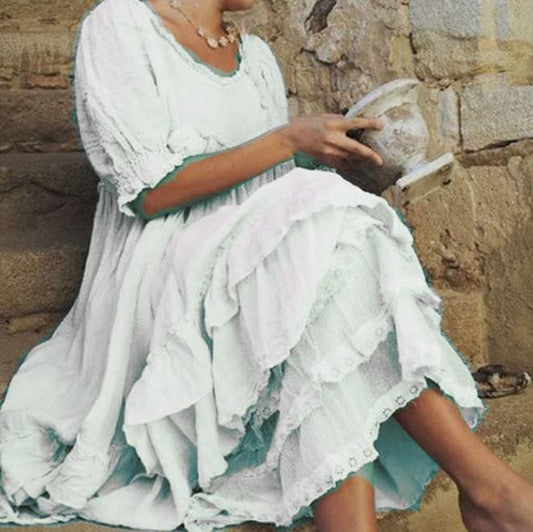 Oversized summer dress in a loose fit