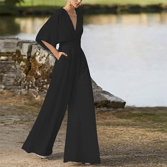 LP | Elegant V-neck jumpsuit