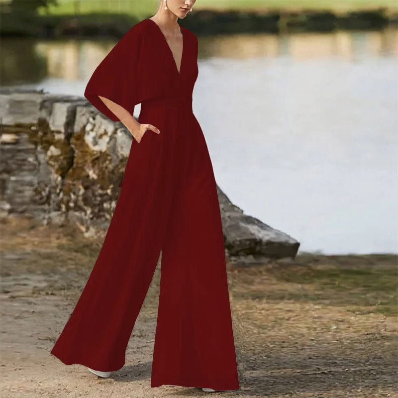 LP | Elegant jumpsuit with v-neck