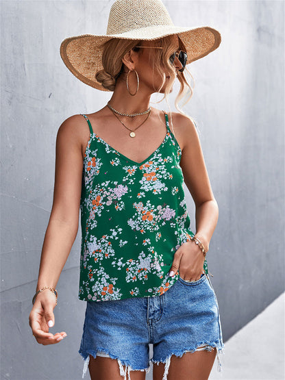 LD | Bohemian Floral V-Neck Shirt