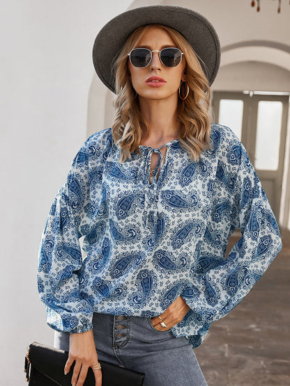 LD Casual Long Sleeve Loose Shirt Women