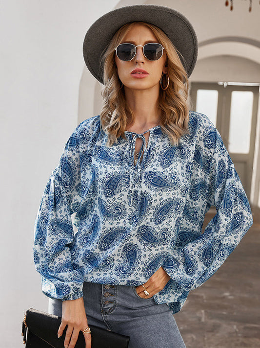 LD Casual Long Sleeve Loose Shirt Women