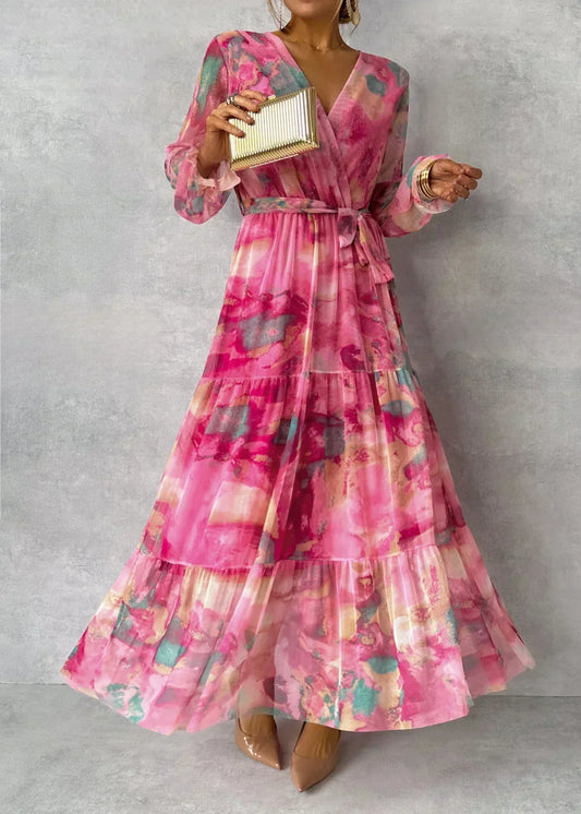 LD long-sleeved summer dress in a modern model