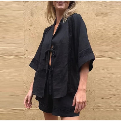 LP | Embroidered dresses with shorts