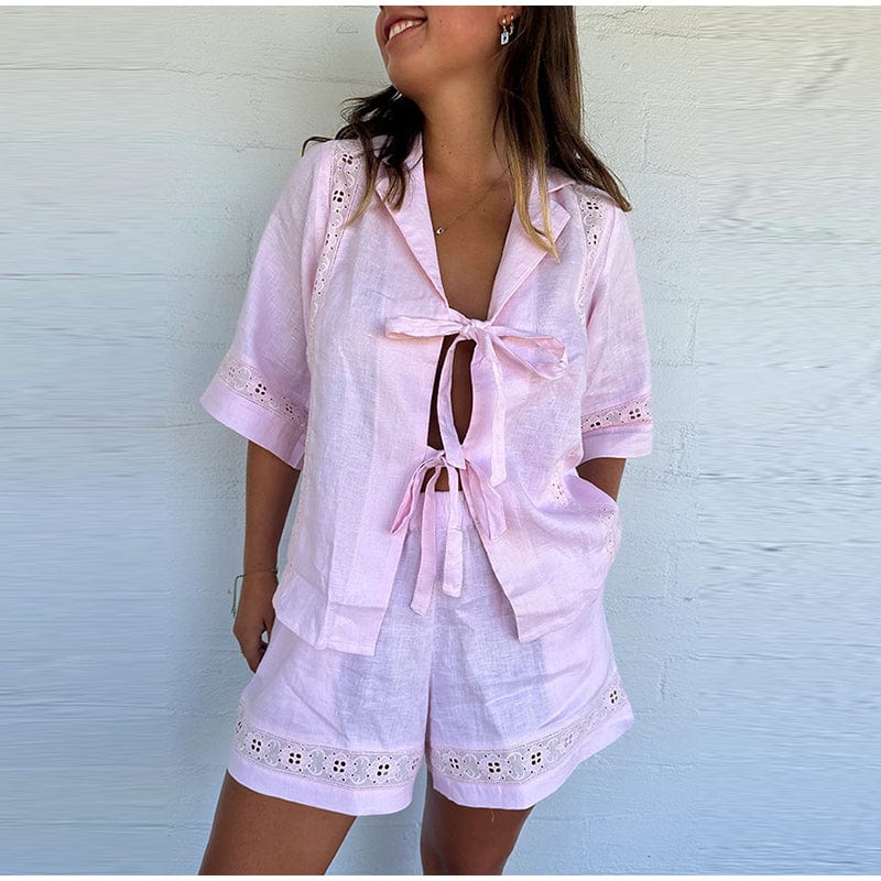 LP | Embroidered dresses with shorts