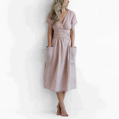 Mc | Elegant dress in linen