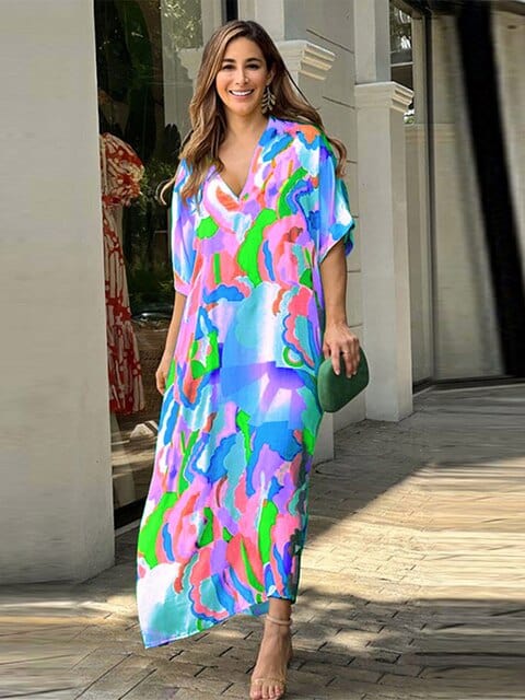 LP | elegant and colorful dress