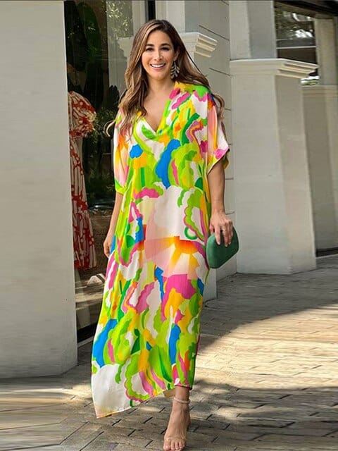 LP | elegant and colorful dress