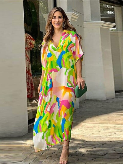 LP | elegant and colorful dress