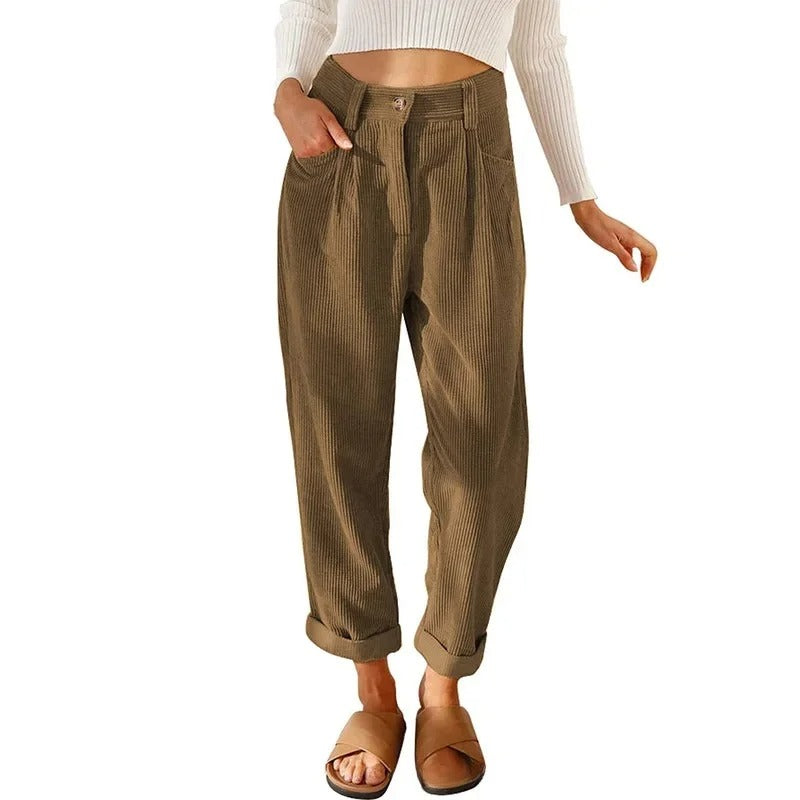 LP | High-waisted pants and wide leg