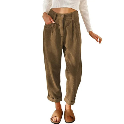 LP | High-waisted pants and wide leg