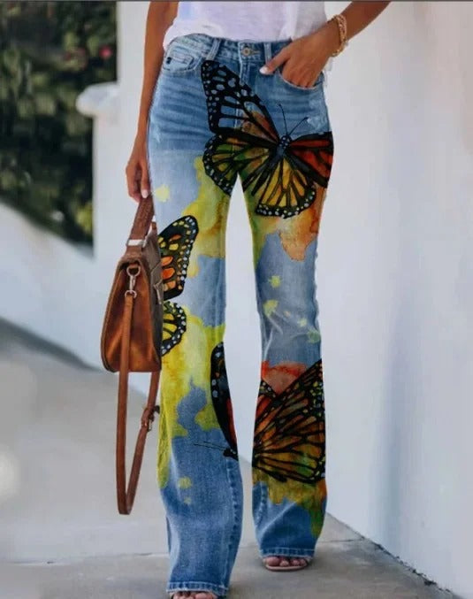 LP | Printed high-waisted pants