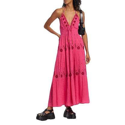 LP | Boheme Embroidered Maxi Dress