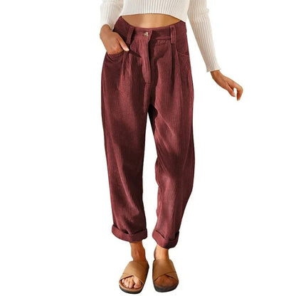 LP | High-waisted pants and wide leg