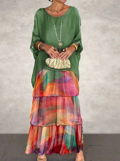 LP | Maxi loose layered dress