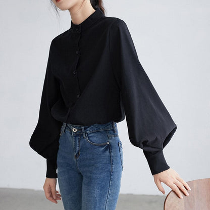 AYELET | Blouse with puffed sleeves