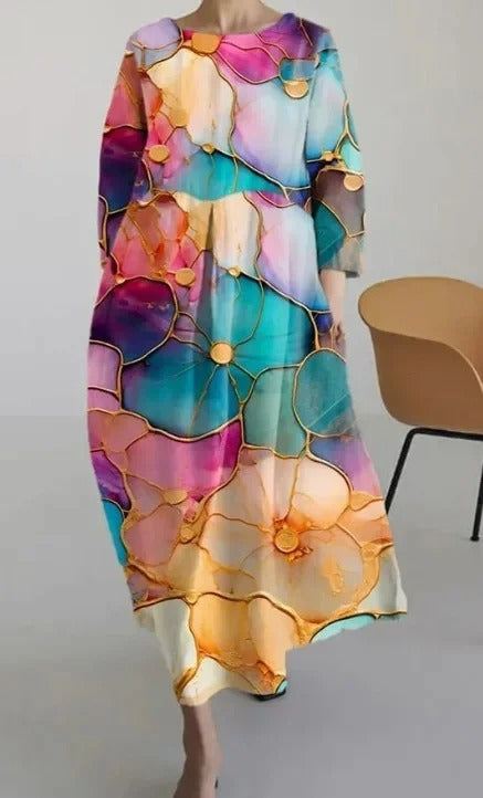 LP | Printed maxi dress