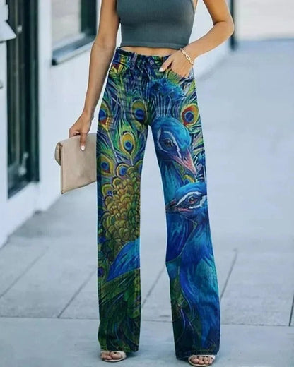 LP | Printed high-waisted pants