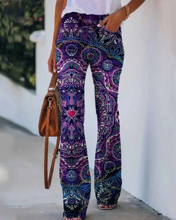 LP | Printed high-waisted pants