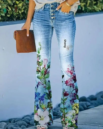 LP | Printed high-waisted pants