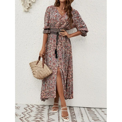 LP | Maxi boho dress with slit