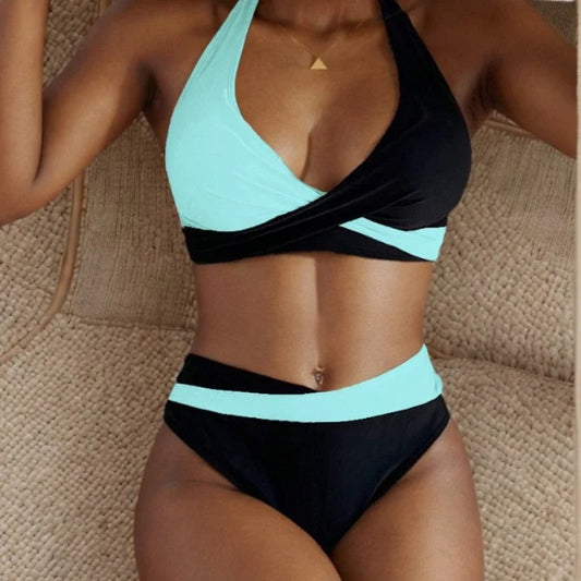 LP | Sexy backless bikini with crossover strap