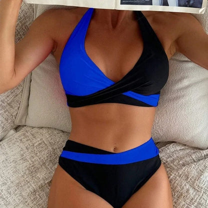 LP | Sexy backless bikini with crossover strap