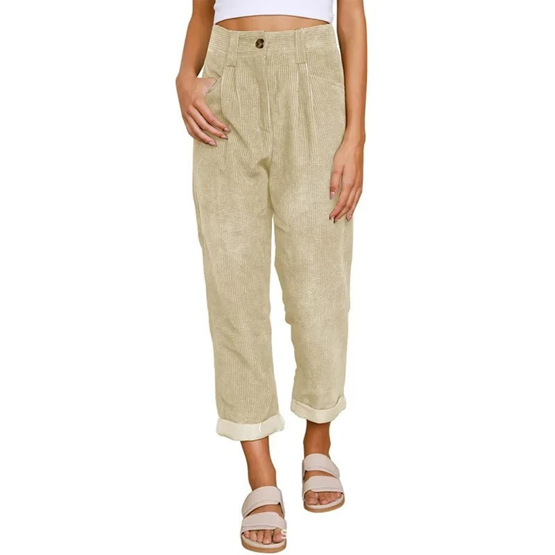 LP | High-waisted pants and wide leg