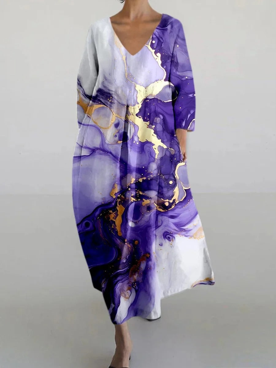 LP | Printed maxi dress