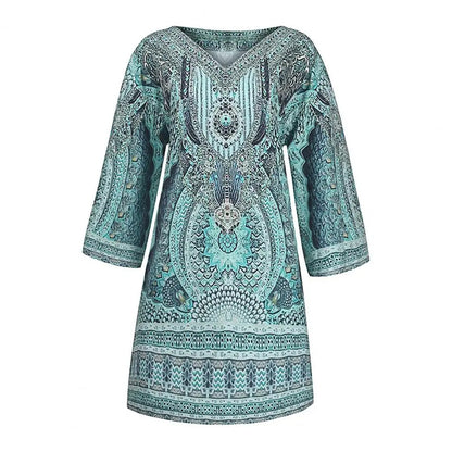 LP | Boho-style loose-fitting mini dress