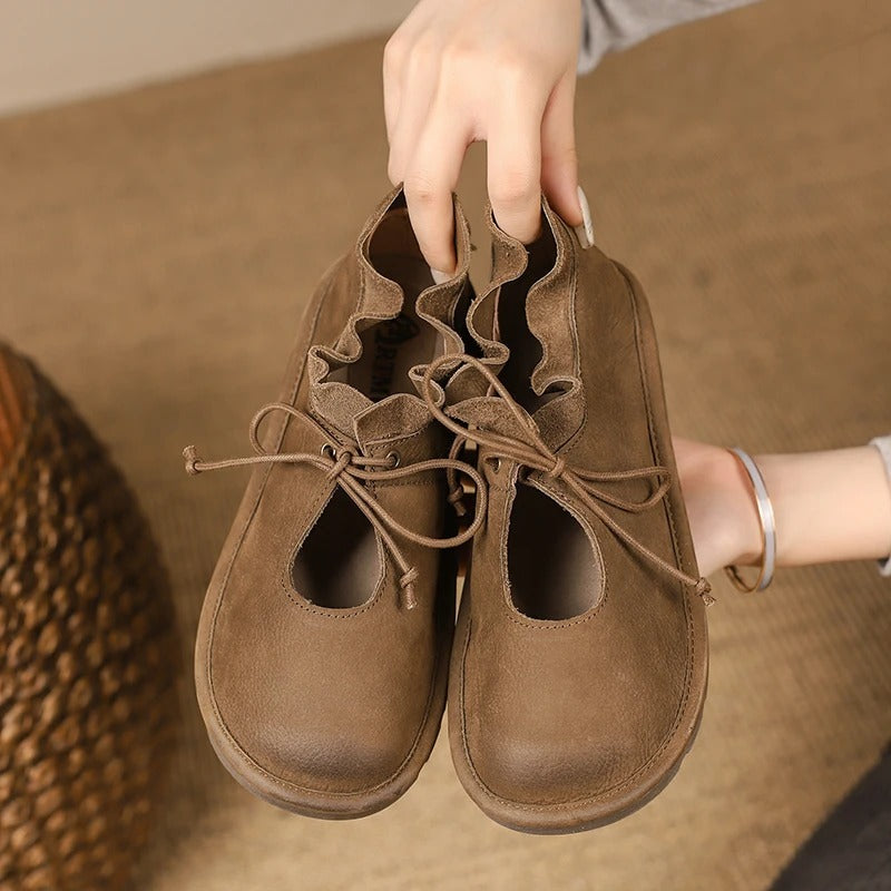 LP | Casual vintage loafers with laces