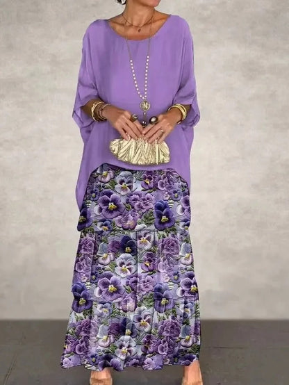 LP | Maxi dress in loose layers