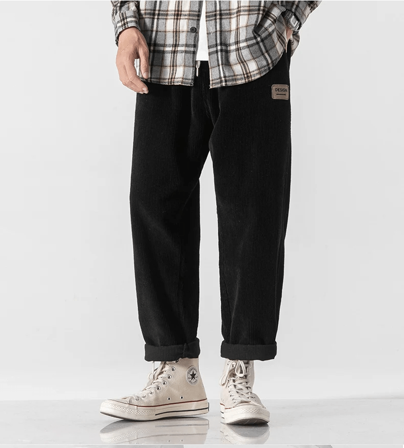 LP | Fashionable corduroy pants for men in vintage style