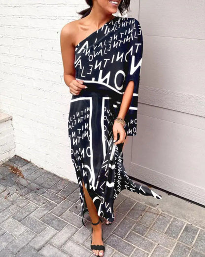 LP | Arlin -Dressy dress with dropped shoulders