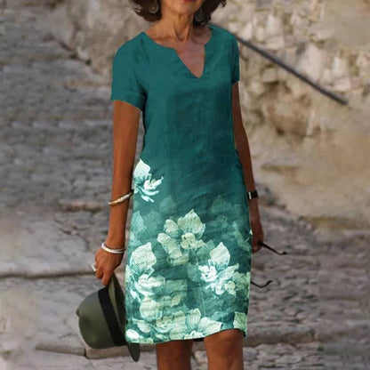 LP | Light cotton dress with elegant pattern