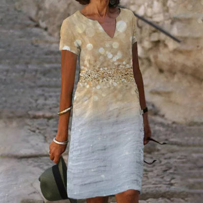 LP | Light cotton dress with elegant pattern