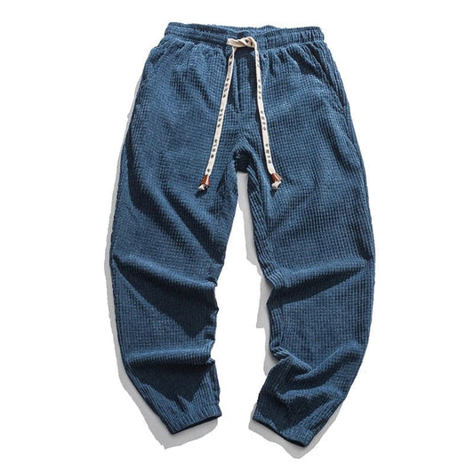 LP | Plain pants with corn kernel pattern