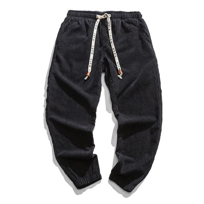 LP | Plain pants with corn kernel pattern