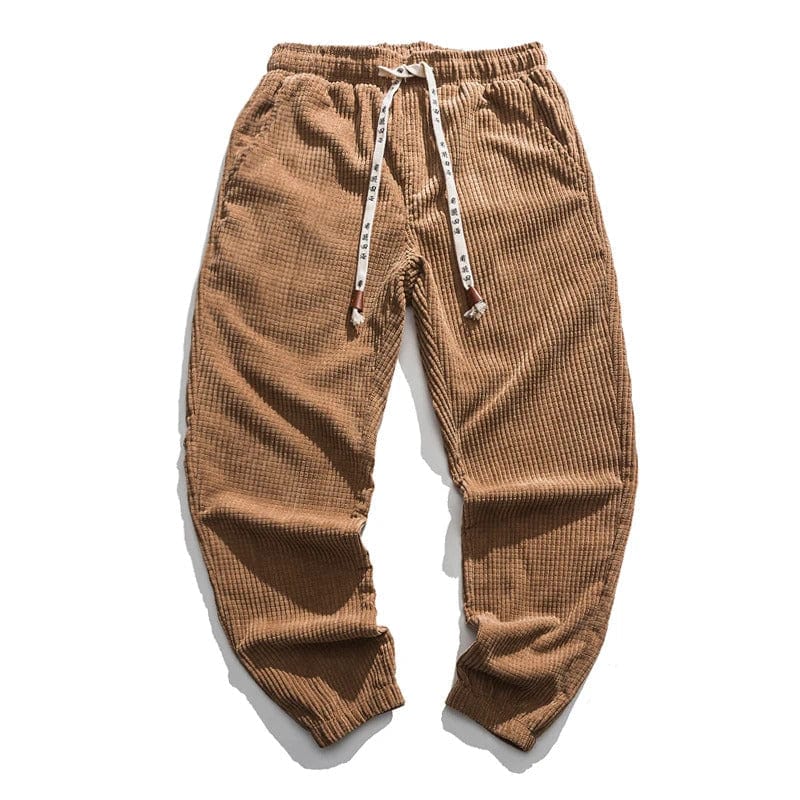LP | Plain pants with corn kernel pattern