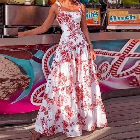CM | Floral print maxi dress