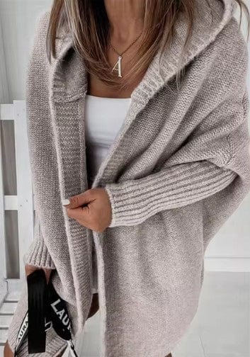 LP | cardigan with hood