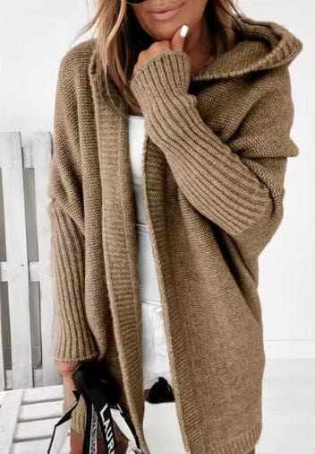 LP | cardigan with hood