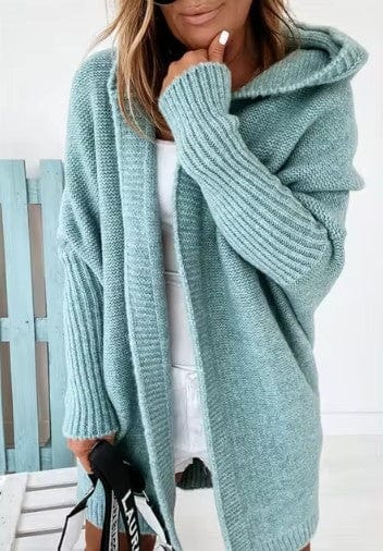 LP | cardigan with hood
