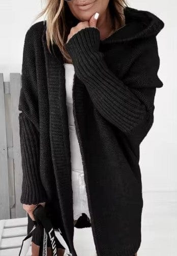 LP | cardigan with hood