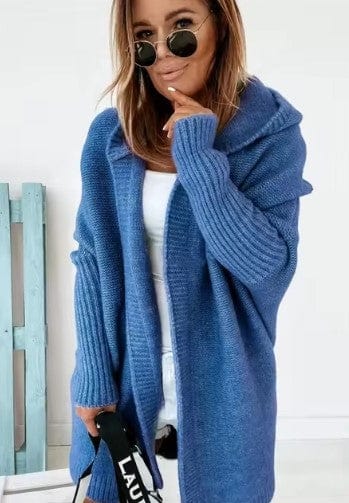 LP | cardigan with hood