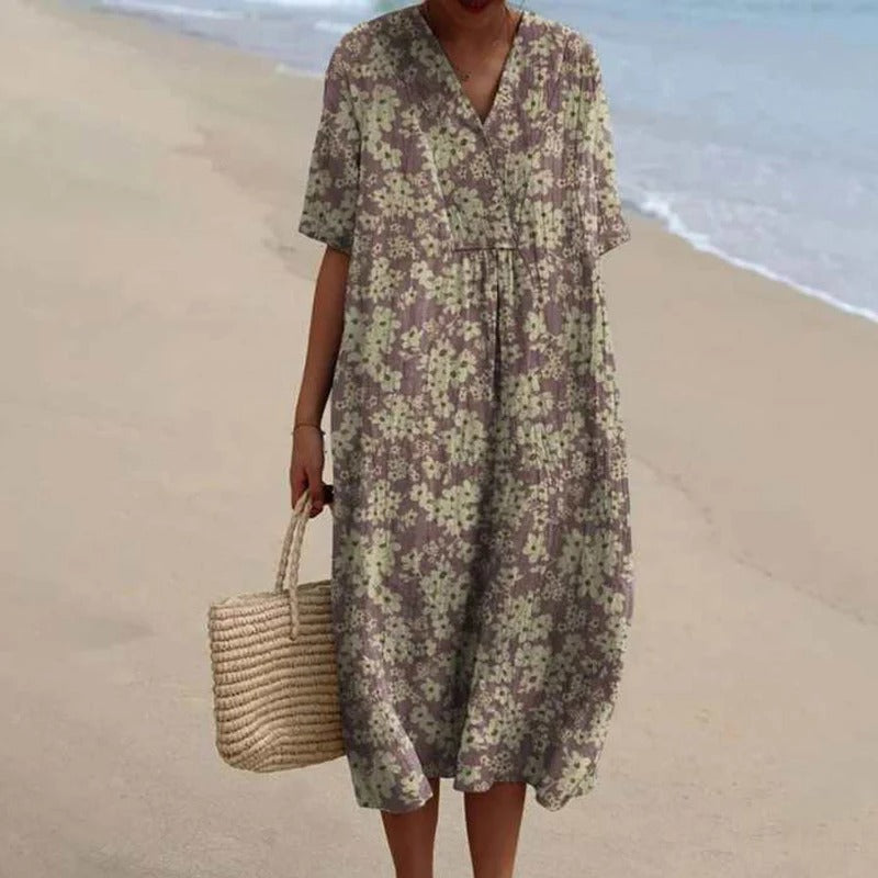 LP | V-neck midi dress