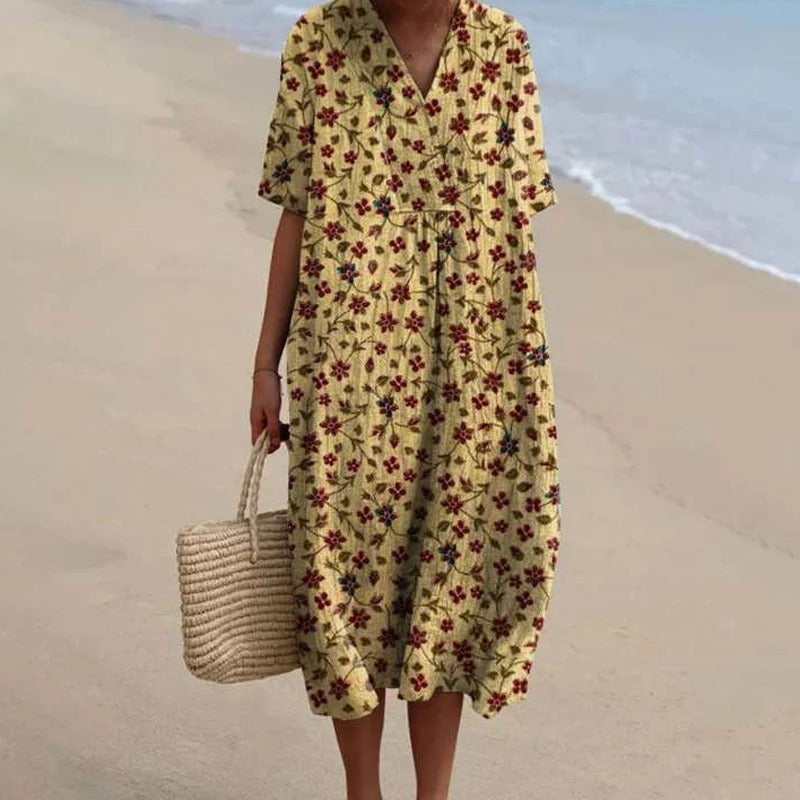 LP | V-neck midi dress