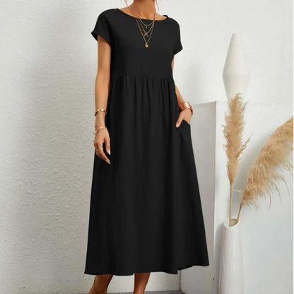 LP | Midi dress with side pocket