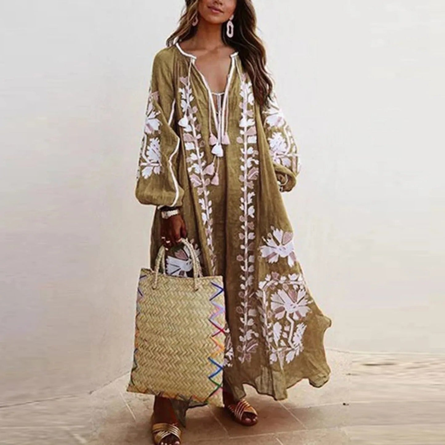 LP | oversize dresses with vintage print